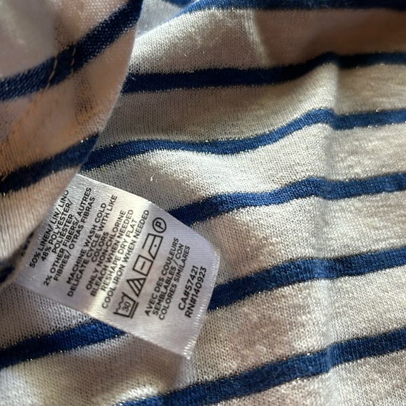 Loft Glitter Stripe Tank - Picture 3 of 4